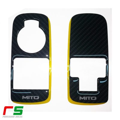 Alfa Romeo Mito ADESIVI resinati pulsantiera alzacristalli giallo