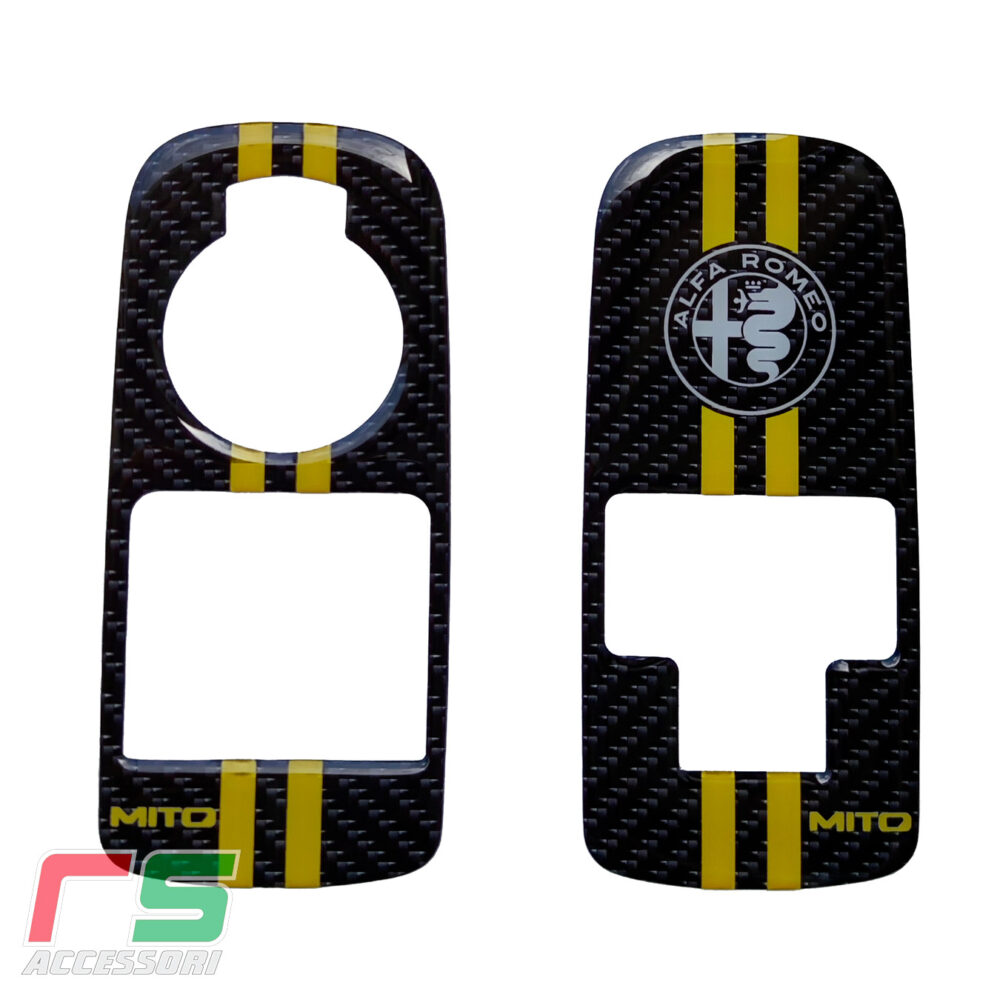 Alfa Romeo Mito resin-coated STICKERS yellow window regulator  - Image 4