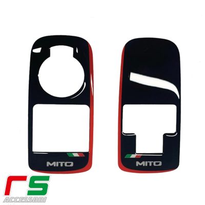 ADESIVI resinati pulsantiera alzacristalli Alfa Mito nero
