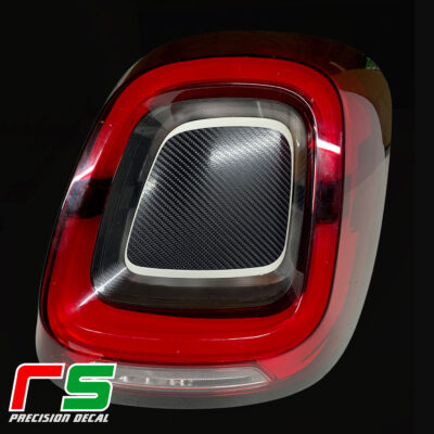 fiat 500X 2019 stickers decal rear lights stop tuning