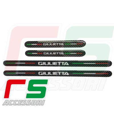 Alfa Romeo Giulietta STICKERS resinated door sill 4 doors