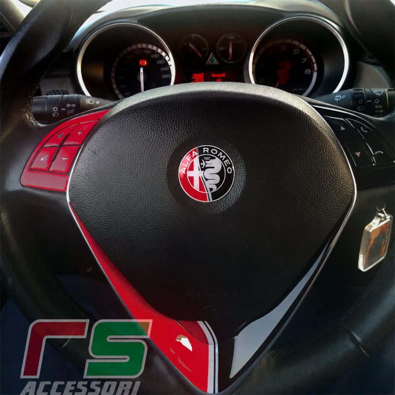 alfa giulietta mito ADESIVI kit volante 2014 resinati - immagine 4