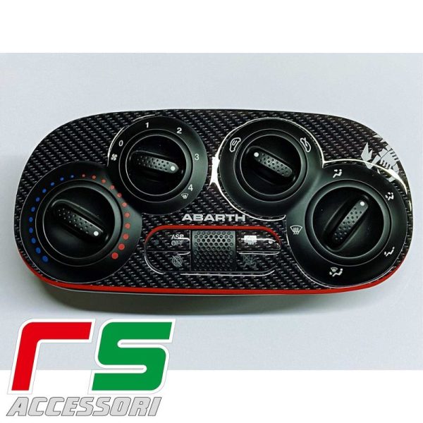 ADESIVI resinati 500 595 695 Abarth Decal climatizzaore manuale