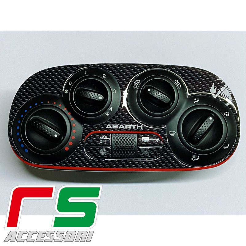 ADESIVI resinati 500 595 695 Abarth Decal climatizzaore manuale