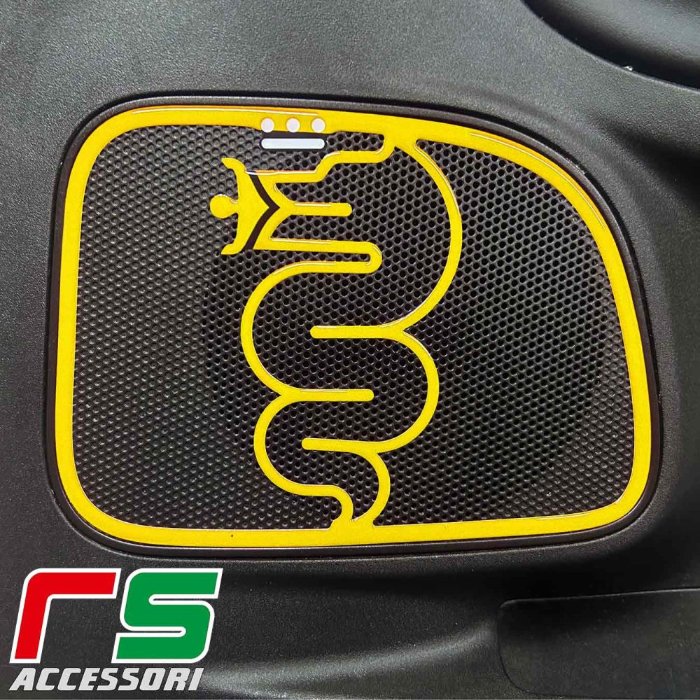 Alfa Romeo Giulietta Resin AUFKLEBER Tuningboxen Woofer – Bild 2