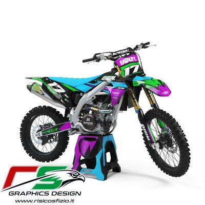 Grafiche personalizzate KAWASAKI KX STREETWEAR
