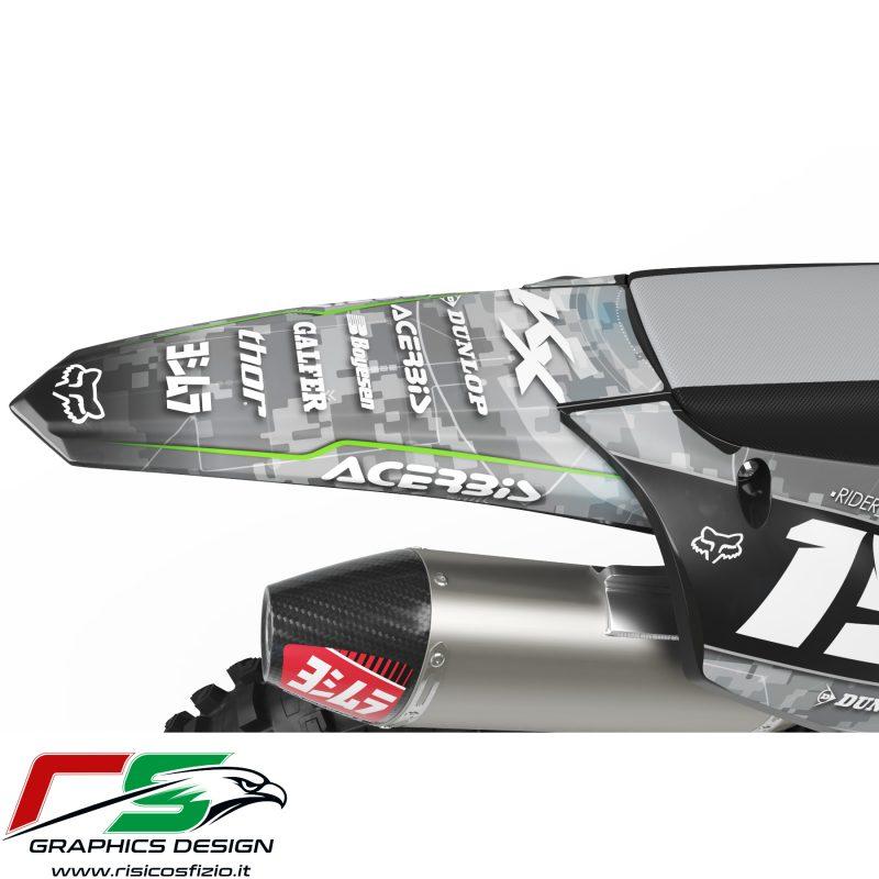 Grafiche personalizzate KAWASAKI KX CYBERGREEN - immagine 3