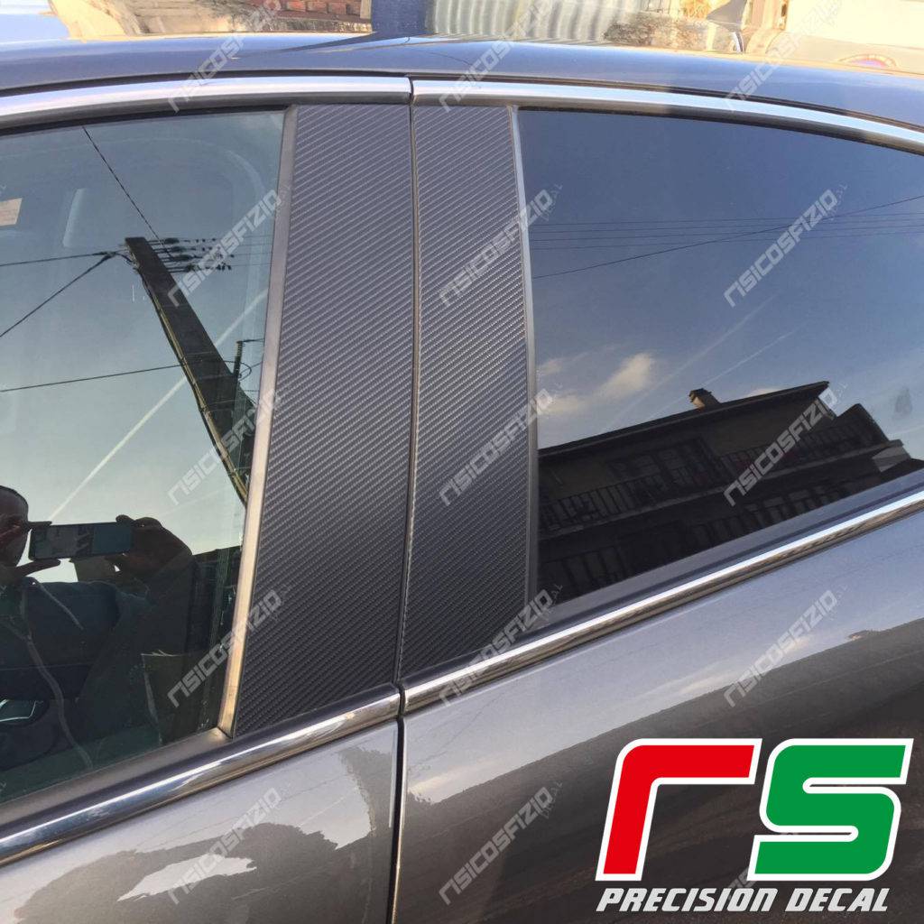 stickers Alfa Romeo Giulietta Decal carbon look door jambs - Image 3