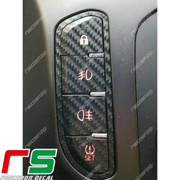 stickers Alfa Romeo Giulietta carbonlook vertical keyboard