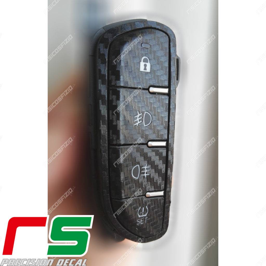 adesivi Alfa Romeo Giulietta carbonlook Decal tastiera verticale - immagine 4