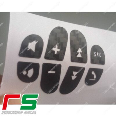 adhésifs Alfa Romeo 147 156 GT sticker commande volant vinyle effet carbone