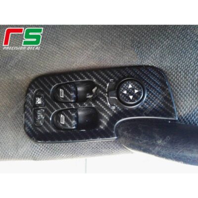 adesivi Alfa Romeo 147 carbon look alzacristalli Decal