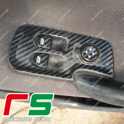 adesivi Alfa Romeo 147 3 porte GT carbonlook isola alzacristalli
