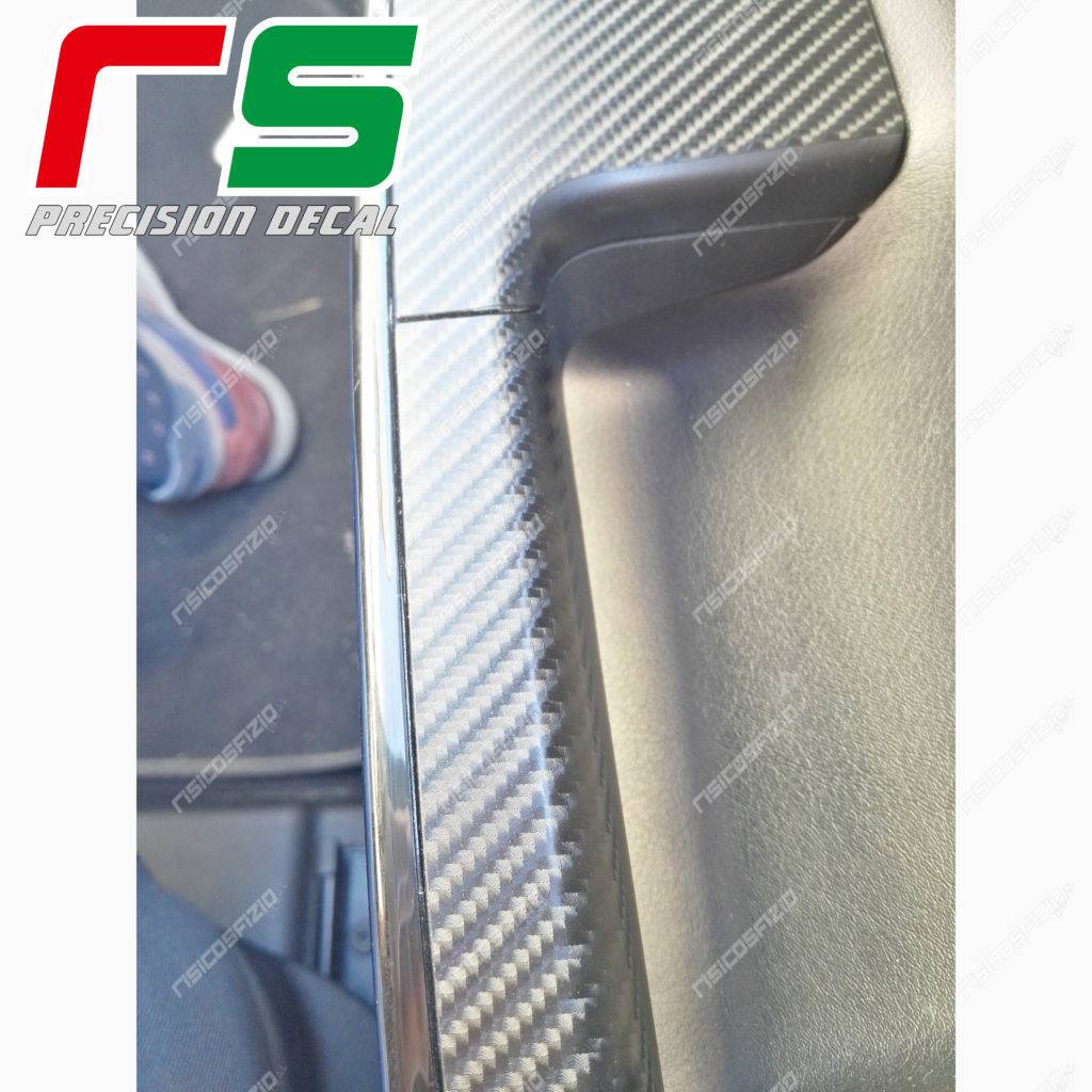adesivi Alfa Romeo Giulietta carbon look Decal alzacristalli light - immagine 6
