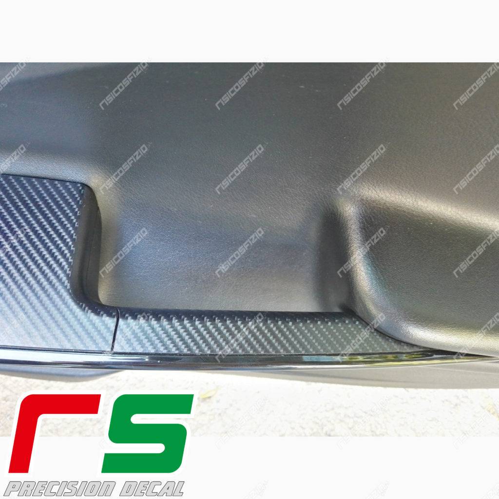 adesivi Alfa Romeo Giulietta carbon look Decal alzacristalli light - immagine 7