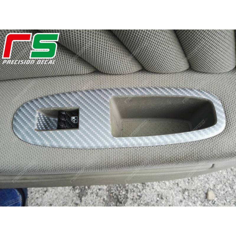Risicosfizio Alfa Romeo 159 Sticker Set - Carbon Look Decals For Lever Opening Cover (APA Style)