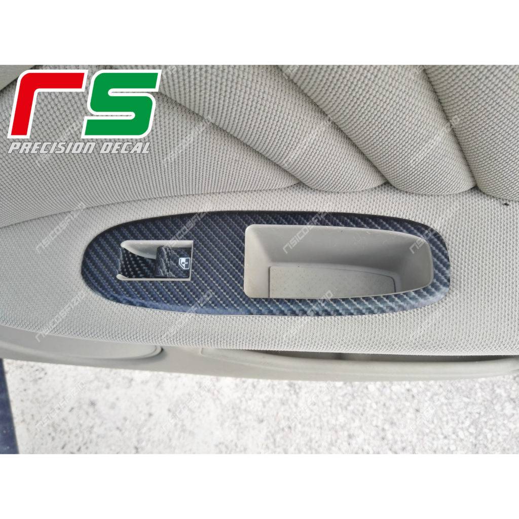 stickers Alfa Romeo 159 carbonlook Decal button panel window tuning - Image 6