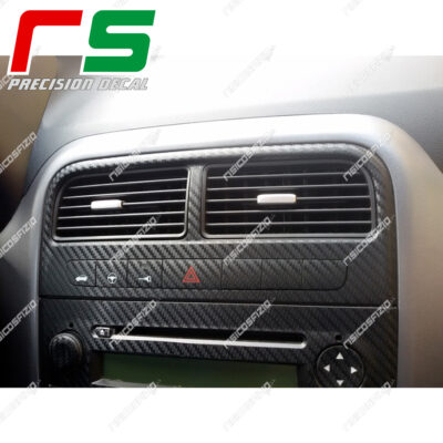 adesivi Fiat Punto carbonlook Decal bocchette climatizzatore