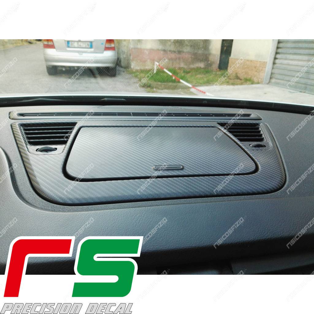 stickers Alfa Romeo Giulietta carbonlook Decal drawer on dashboard