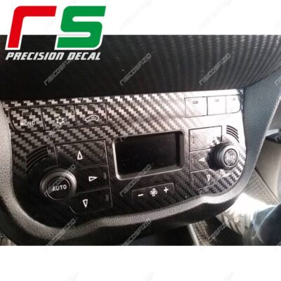 adesivi Alfa Romeo Mito carbon look Decal climatizzatore bizona