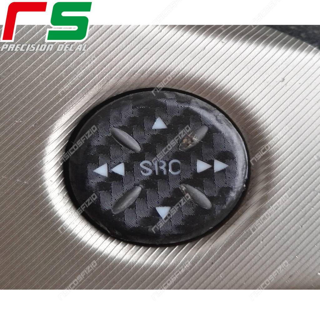 adesivi Alfa Romeo 159 carbonlook Decal comandi al volante - immagine 3