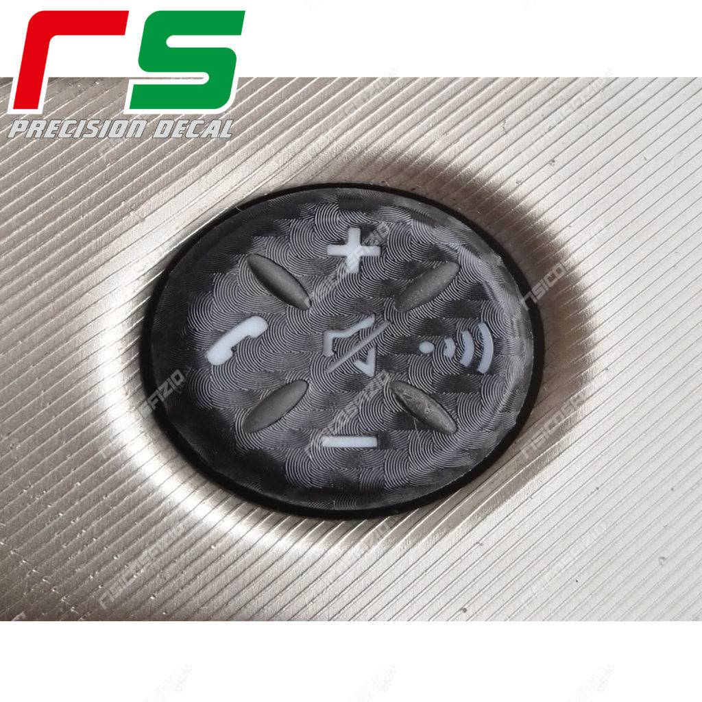 adesivi Alfa Romeo 159 carbonlook Decal comandi al volante - immagine 2