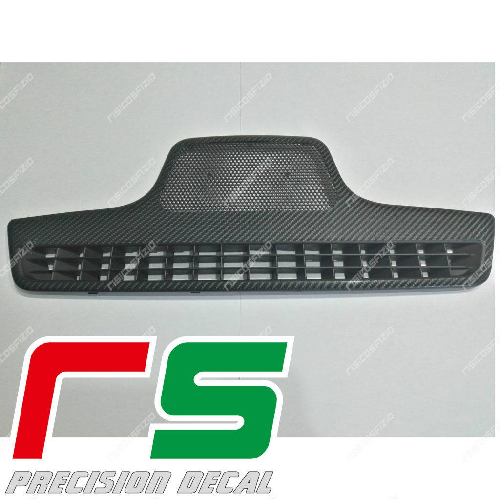 adesivi Alfa Romeo Giulietta carbonlook Decal diffusore aria parabrezza - immagine 4