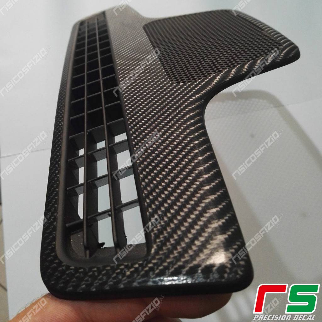 adesivi Alfa Romeo Giulietta carbonlook Decal diffusore aria parabrezza - immagine 3