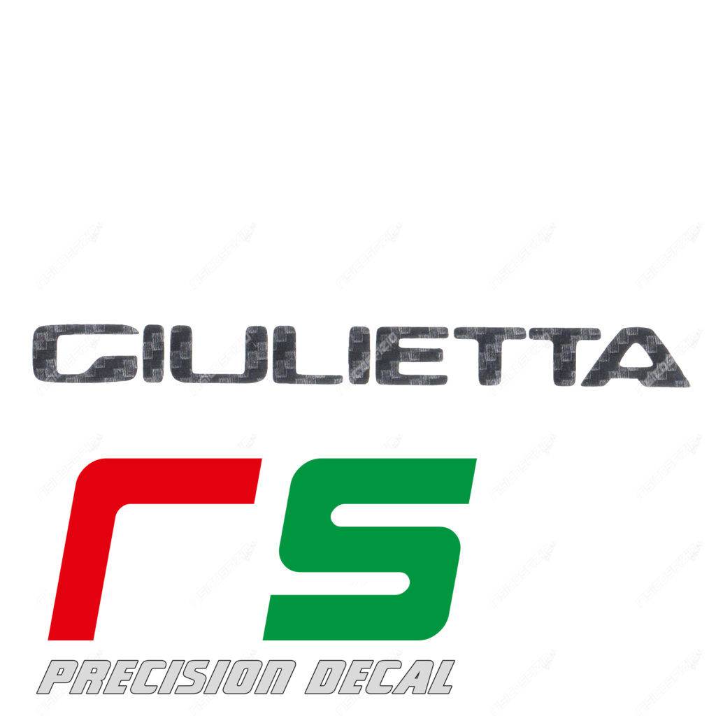Alfa Romeo Giulietta stickers 2016 carbon look dashboard logo - Image 4