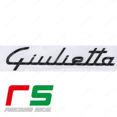 adesivi Alfa Romeo Giulietta logo cruscotto carbonlook