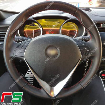 stickers Alfa Romeo Giulietta Mito carbonlook Decal 2014 steering wheel commands