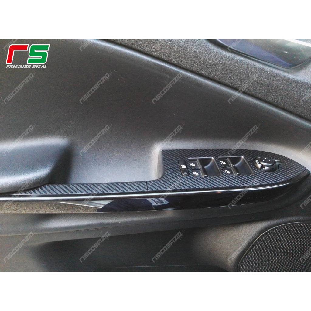 stickers Alfa Romeo Giulietta carbon look Decal window regulator light