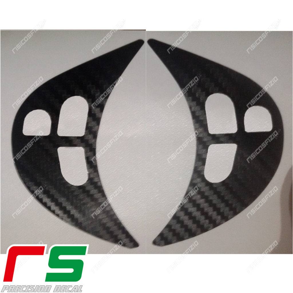 adesivi Alfa Romeo 147 156 GT carbonlook Decal razze volante