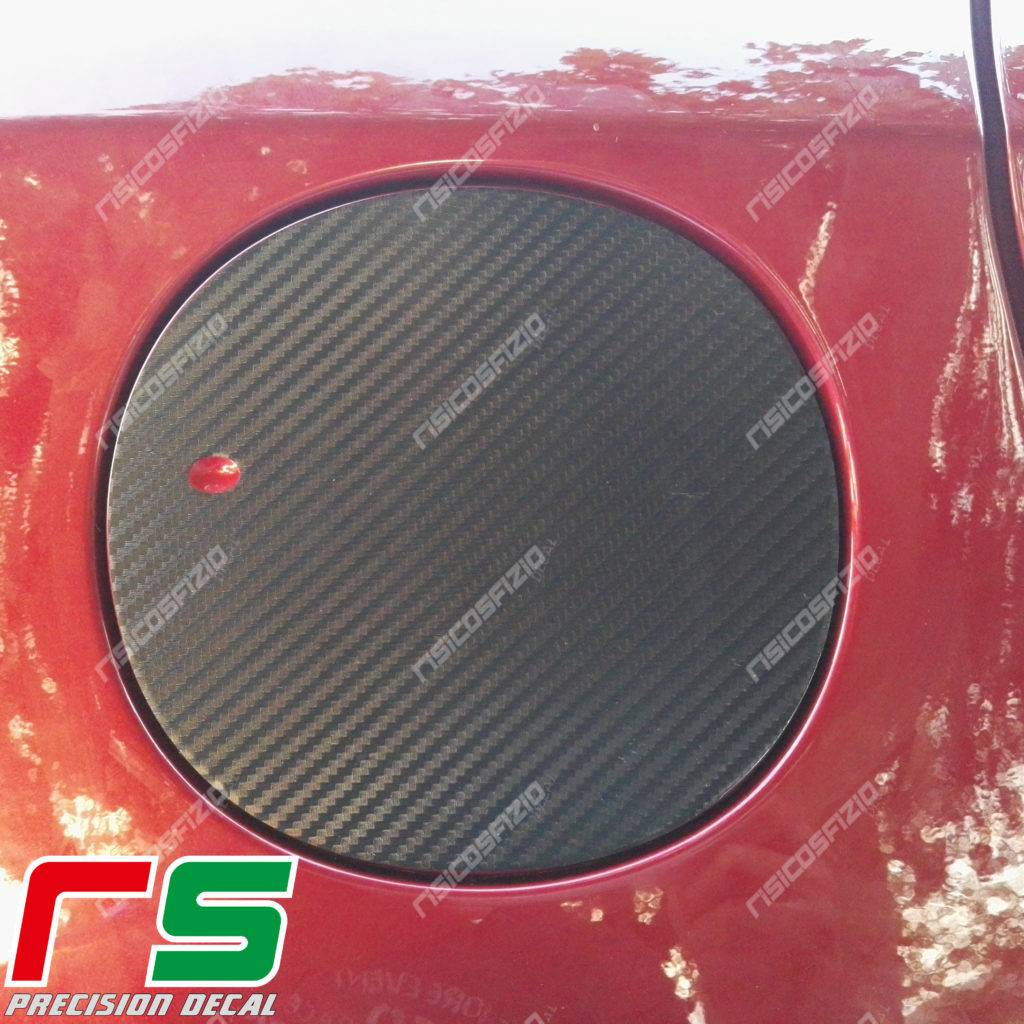adhésifs Alfa Romeo Giulietta effet carbone sticker trappe a essence