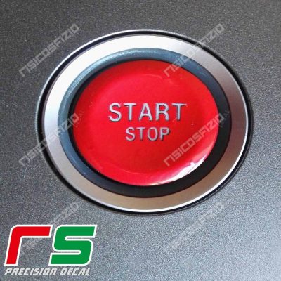 adesivo Alfa Romeo 159 Brera Spider tasto start rosso