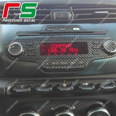 adesivi Alfa Romeo Giulietta carbon look Decal stereo CD radio