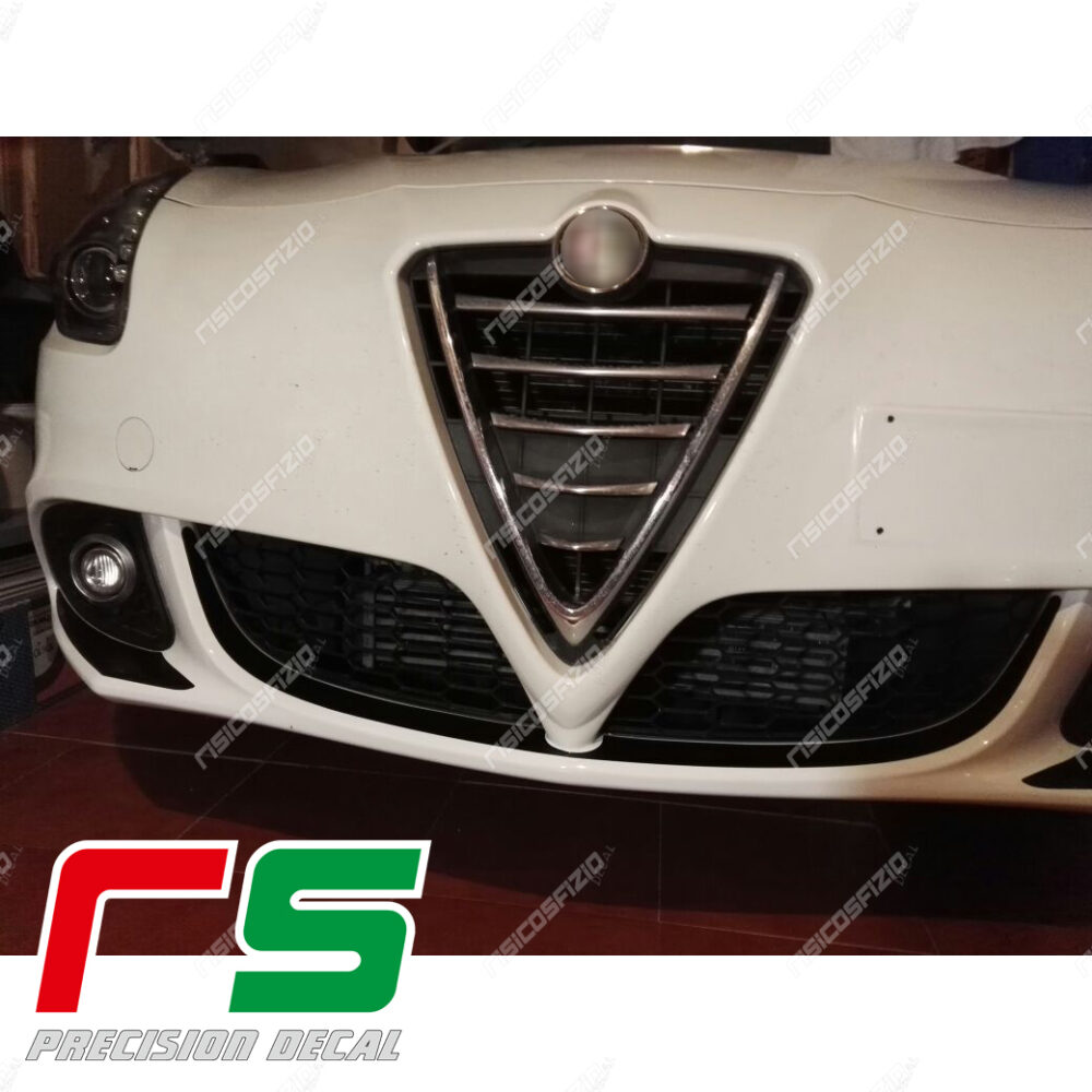 stickers Alfa Romeo Giulietta carbonlook Decal front bumper inserts - Image 7