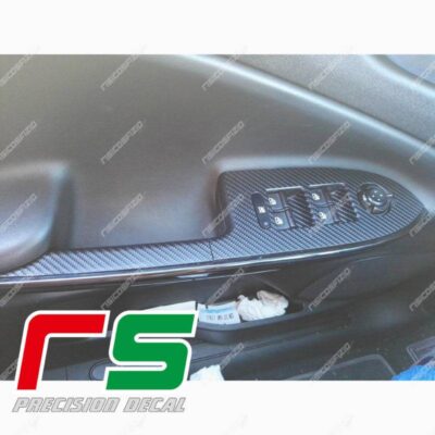 adesivi Alfa Romeo Giulietta Decal carbonlook isola alzacristalli lunga light