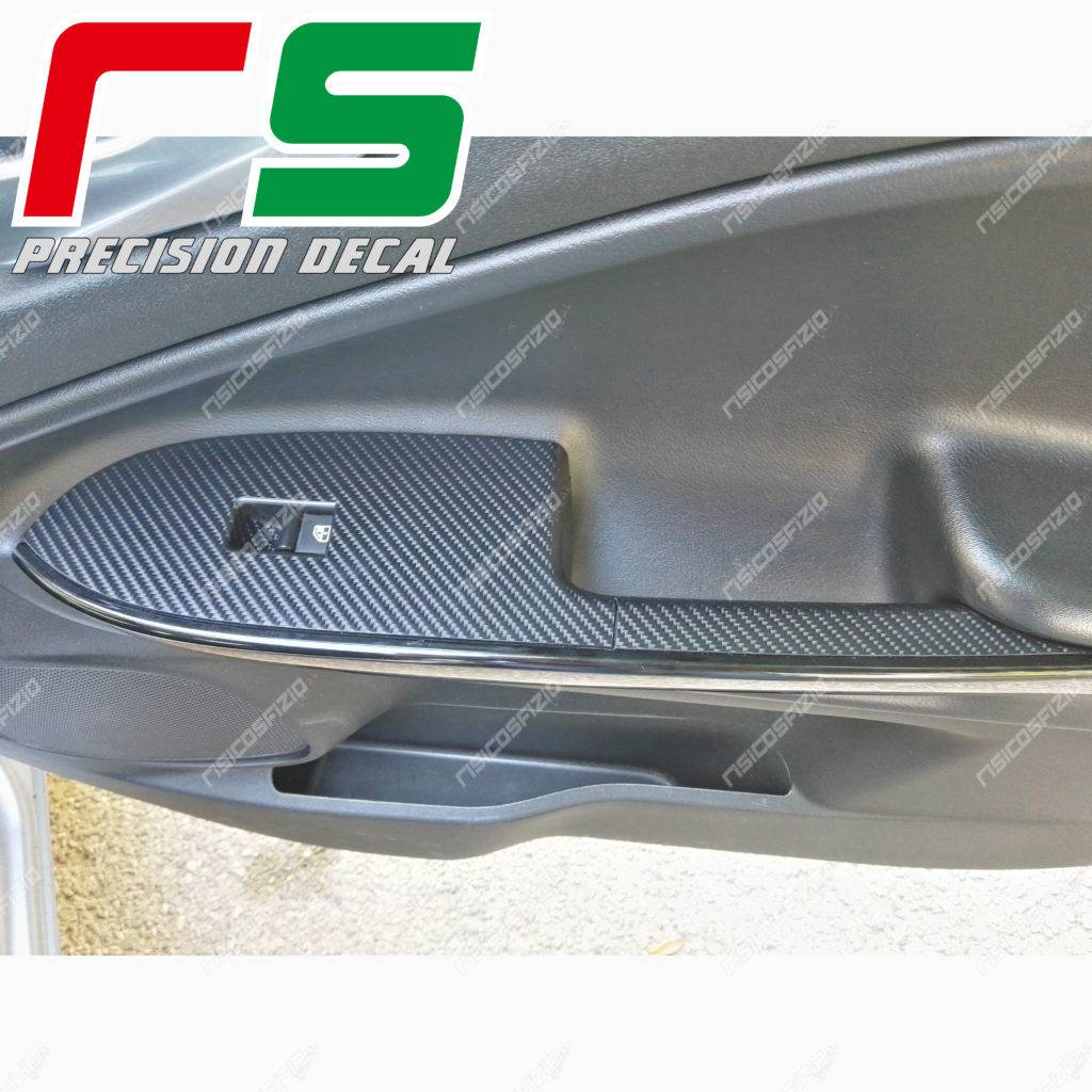 stickers Alfa Romeo Giulietta Decal carbonlook island window regulators long light - Image 2