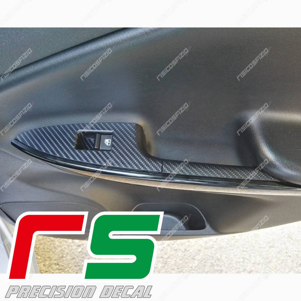 stickers Alfa Romeo Giulietta Decal carbonlook island window regulators long light - Image 3