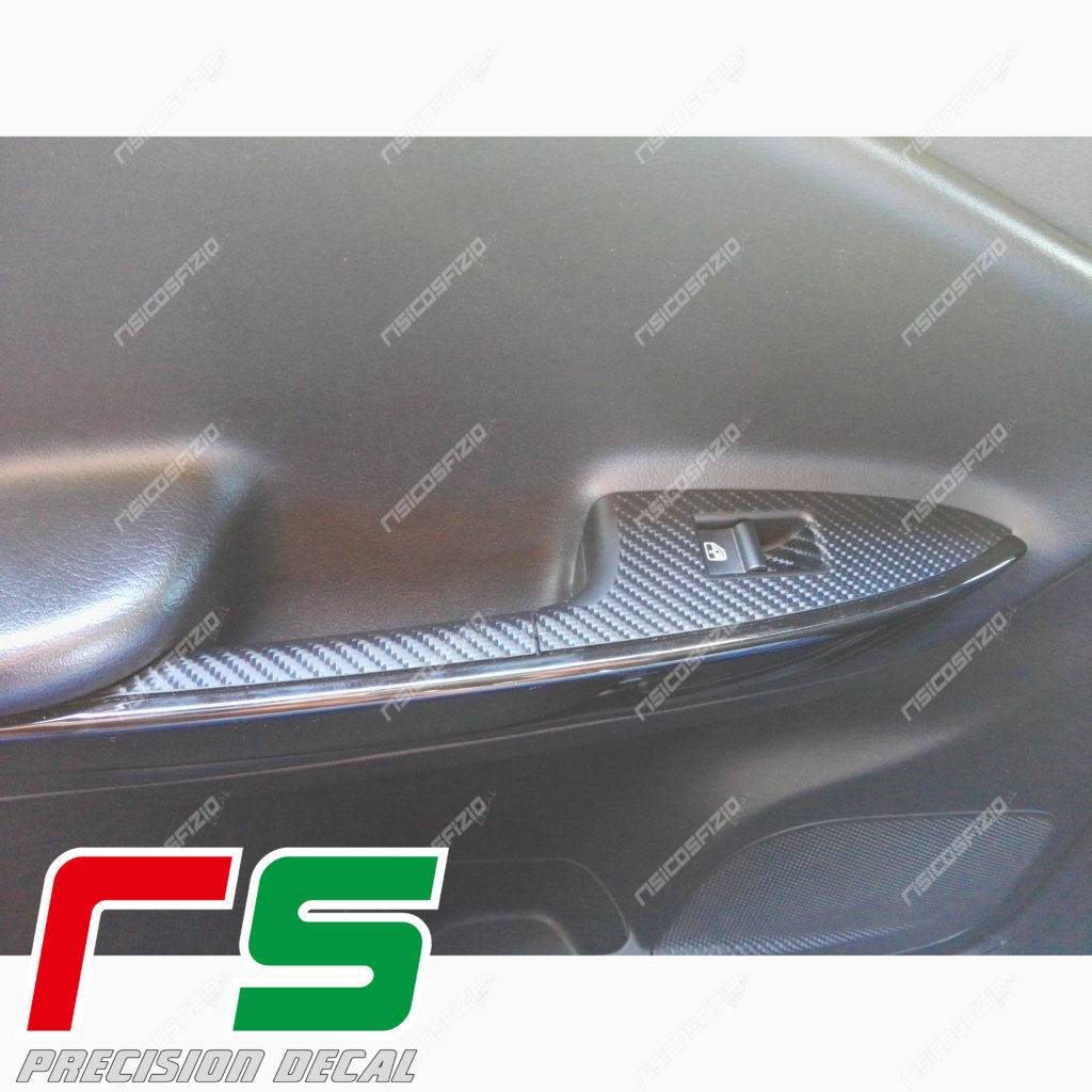 stickers Alfa Romeo Giulietta Decal carbonlook island window regulators long light - Image 4