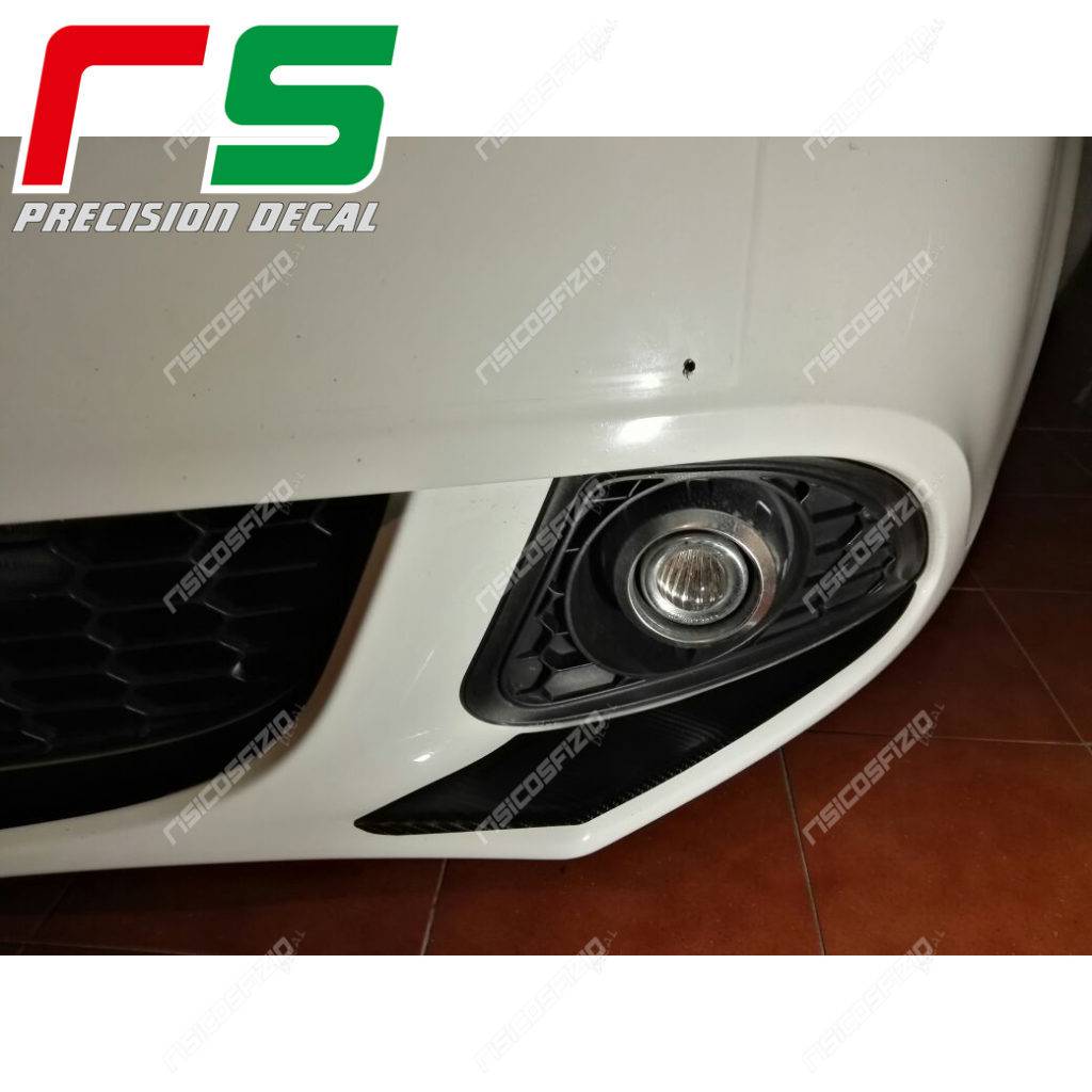 stickers Alfa Romeo Giulietta carbonlook Decal front bumper inserts - Image 10