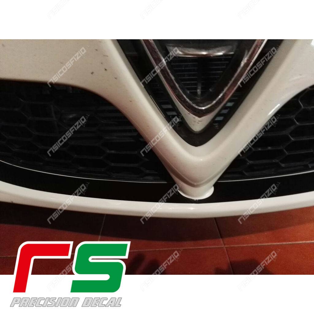 stickers Alfa Romeo Giulietta carbonlook Decal front bumper inserts - Image 8