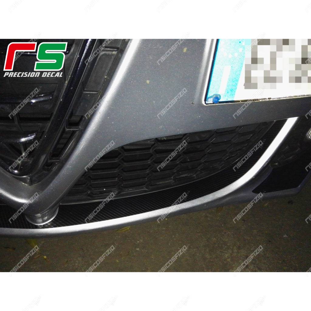 stickers Alfa Romeo Giulietta carbonlook Decal front bumper inserts - Image 5