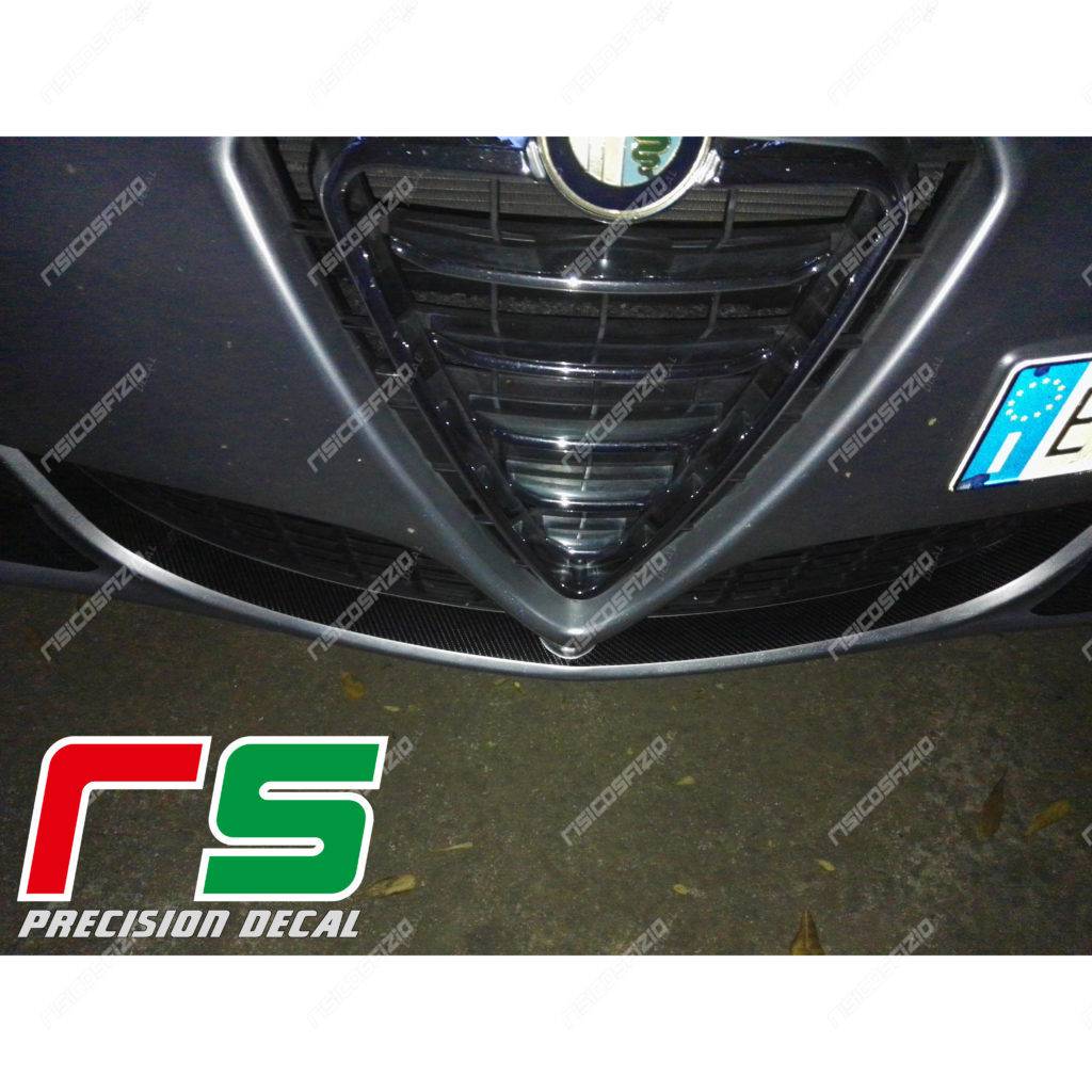 stickers Alfa Romeo Giulietta carbonlook Decal front bumper inserts - Image 4