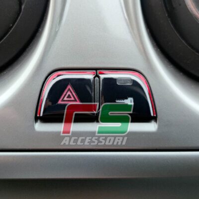 alfa romeo mito AUFKLEBER Resinated Decal Sticker Gefahrenverschluss 4 Pfeile 