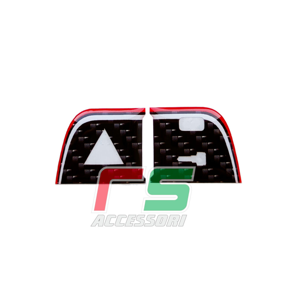 alfa romeo mito ADESIVI resinati decal carbonlook hazard chiusura - immagine 3
