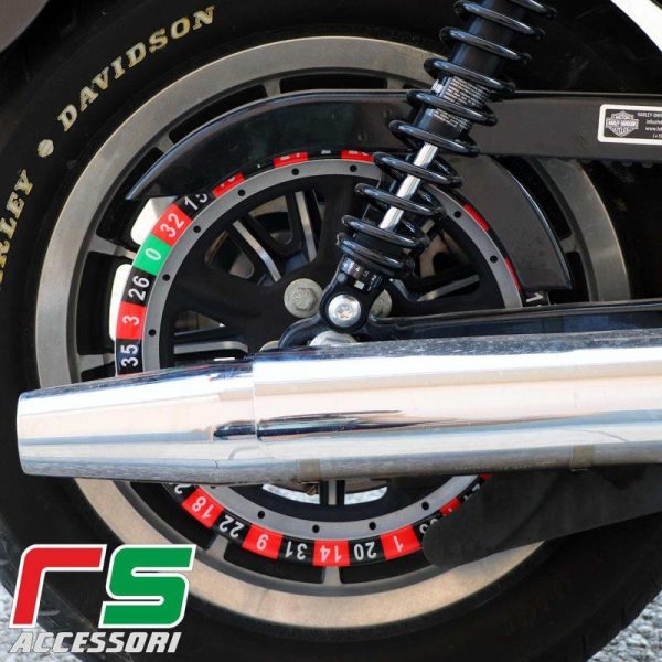 harley davidson sportster 883 1200 adesivo resinato puleggia trasmissione