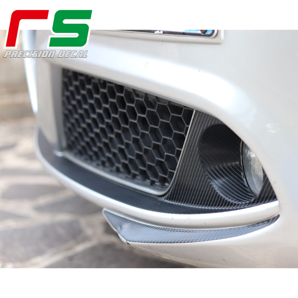 Alfa Romeo Mito Decal paraurti baffi fendinebbia carbonlook tuning - immagine 6
