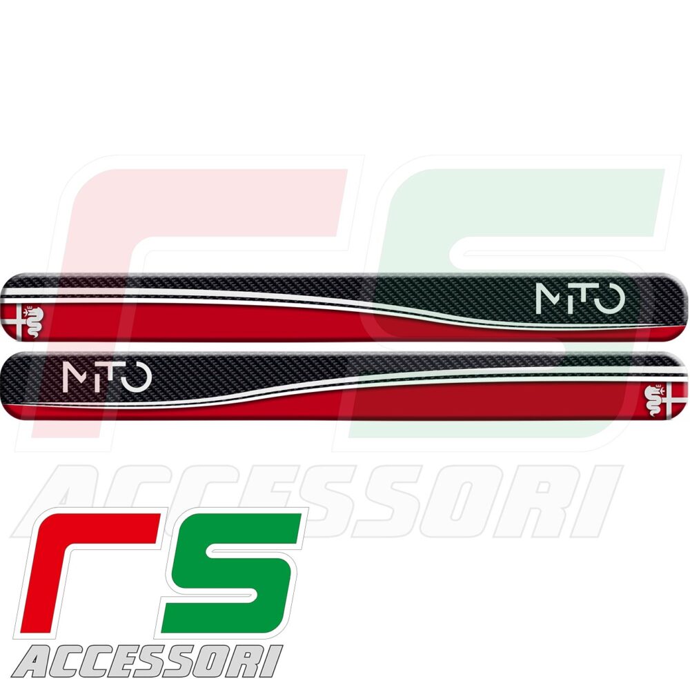 Alfa Romeo Mito ADHESIVES harzbeschichtete Einstiegsleiste – Bild 5